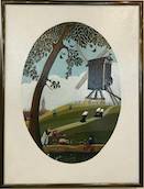 Molen te Brugge 31x41 cm 131