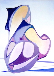 zittende moeder 50x70 cm 320