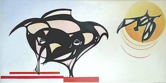 uilenvlucht 80x40 cm 337