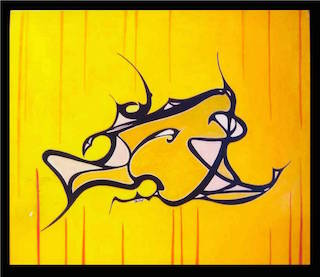 zwanendans 76x66 cm 320